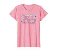 The Office Dunder Mifflin Groovy Flower T-Shirt, Women, Pink, 3X-Large