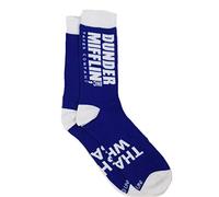 The Office Dunder Mifflin Inc Adult Logo That's What She Said Crew Socks