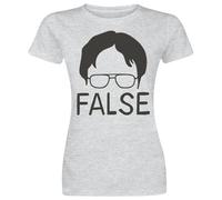 The Office False T-shirt heather grey XL
