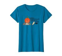 The Office Halloween Dwight Schrute Pumpkin Head T-Shirt, Women, Sapphire Blue, 3X-Large