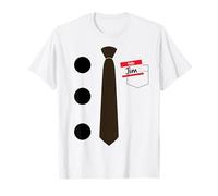 The Office Jim Three Hole Punch Halloween Costume T-Shirt