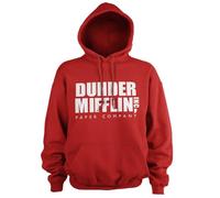 The Office Officially Licensed Dunder Mifflin Hoodie (Red), Large