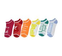 The Office TV Show Juniors/Womens 6 Pack Ankle Socks Shoe Size 5-10