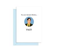 The Office US Birthday Card for Dad - You are the best Father FACT - Funny Dwight Schrute Father's Day Card