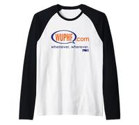The Office Wuphf.com Tagline Logo Raglan Baseball Tee
