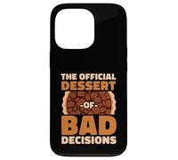 The Official Dessert Of Bad Decisions Funny Foodie Case for iPhone 13 Pro