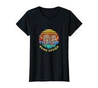 The Official Home Office is at Start Office Job Home Office Value Graphic T-Shirt, Women, Black, S
