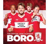 The Official Middlesbrough Desk Calendar 2026 (Official Middlesbrough FC)