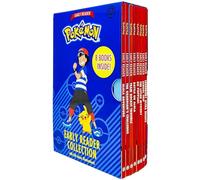 The Official Pokemon Early Reader 8 Books Box Collection Set (Alola Adventure, Guardians Challenge, Team Rocket Trouble, Battle on Alola, Go Popplio!, School Trip and MORE!)