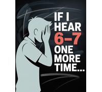 The Official "Six Seven" Meme Notebook: Viral Gen Alpha Student Journal for School & College | Featuring "Rate Your Day," "I'm Losing My Mind," and "One More Time" Quotes | Large 8.5" x 11" A4 Size