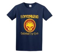 The Offspring Conspiracy of One Logo Mens T-Shirt Graphic Tee Navy M