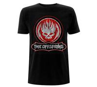 The Offspring 'Distressed Skull' T-Shirt (2 Extra Large) Black