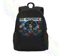 The Offspring Let The Bad Times Roll Large Capacity Backpack - Personalised Black Schoolbag