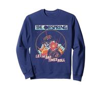 The Offspring Let the Bad Times Roll Sweatshirt, Adult Unisex, Navy Blue, Small