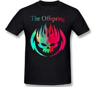 The Offspring Mens T-Shirt Printed Graphic Top Unisex Black Tee M