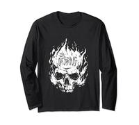 The Offspring Official White Skull Logo Long Sleeve T-Shirt