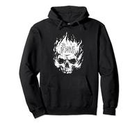 The Offspring Official White Skull Logo Pullover Hoodie