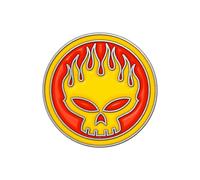 The Offspring Skull Logo Pin multicolour Onesize