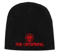 The Offspring Unisex Adult Skull Logo Beanie (One Size) (Black/Red)