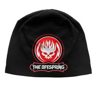 The Offspring Unisex Adult Skull Logo Beanie (One Size) (Red/Black/White)