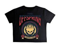 The Offspring Women's Australia 2018 Crop Top in Black | Size: Large The Offspring Black L