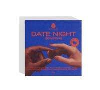 The Oh Collective Date Night Bonbons, Milk Chocolate Hearts with Caramel Filling, Maca Ginseng and Damiana, Truth or Dare Card for Couples, 4 Pieces