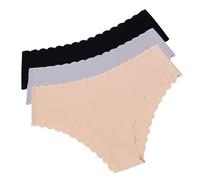 The Oh Collective Ultra-Soft Seamless Knickers for Women | Ideal for Sports, Work, and Everyday Wear | 3-pack Invisible and Comfortable