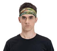 The Oil Painting Doll Unisex Sports Sweatband Headband, Breathable and Moisture, Suitable Running Cycling Yoga Waiting for Sports.