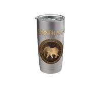 The Old Carthage Hannibal War Elephant Stainless Steel Insulated Tumbler