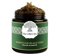The Old City Moroccan Black Beldi Soap 500g - Laurel - Traditional Hammam Cleanser - Detoxifying & Moisturising - Vegan, Natural, Whole Body Use