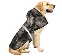 The Old Elephant Waterproof Dog Raincoat And Rain Jacket For Small Medium Large Dogs With Reflective Stripes And Adjustable Belly Strap