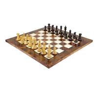 The Old English Elite Ebony and Briar Luxury Chess Set
