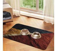 The Old German Flag Cat & Dog Feeding Mat, Sillicone Waterproof Pet Bowl Placement Tray To Stop Food Spills And Water Messes Out To Floor
