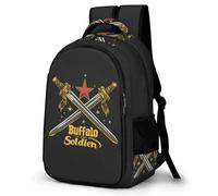 The Old Glory USA Flag Adult Backpack Daypack Large Capacity Travel Double Shoulder Bag for Work 16.5 Inch