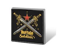 The Old Glory USA Flag Printed Brooch Pins Badge Button Tie Lapel Backpack Pin Decoration for Women Men