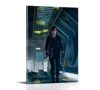 The Old Guard Action Adventure Movie Poster Wall Art Canvas Aesthetic Cover Poster Vintage Music And Movies Decorative Painting for Living Room Bed Room 20x30inch(50x75cm) Frame-style
