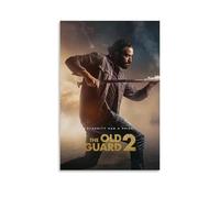 The Old Guard Action Adventure Movie Poster Wall Art Canvas Aesthetic Cover Poster Vintage Music And Movies Decorative Painting for Living Room Bed Room 12x18inch(30x45cm) Unframe-style
