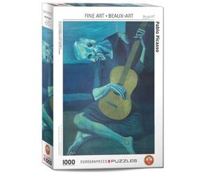 The Old Guitarist by Picasso 1000 piece jigsaw puzzle 680mm x 480mm CLEARANCE