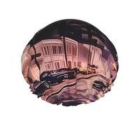 The Old Hollywood Double Layered Shower Cap For Women Reusable Suitable For Bathing Spa