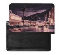 The Old Hollywood Passport Holder Passport Wallet Document Organizer Protector PU Leather Card Slot Travel Accessories