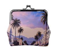 The Old Hollywood Print Stylish Unique Coin Purse Cute Mini Wallet with Kiss Lock Waterproof for Coins