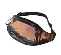 The Old Hollywood Printed Personalized Waist Bag, Lightweight and Versatile Crossbody Bag for Everyday and Outdoor Adventures