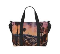 The Old Hollywood Printed Travel Bag Duffle Bag for Men Women, Large Water Resistant Gym Bag Weekend Holdall Bag with Shoulder Strap