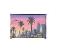 The Old Hollywood Reusable Paper Cosmetic Bag Waterproof & Lightweight for Travel, School & Daily Use Full-Print Design Women, Students, Eco-Conscious