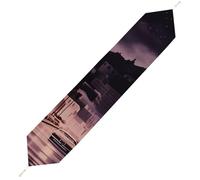 The Old Hollywood Table Runner for Dining Table, Short Plush Runners Washable & Durable Tablerunner Modern Home Decor for Wedding, Kitchen, Holiday 200*33cm