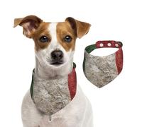 The Old Italian Flag Dog Bandana, Adjustable for Boys and Girls,Suitable for Cats and Dogs Pet Accessories