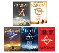 The Old Kingdom Series Books (1-5) Collection Set By Garth Nix (Sabriel, Lirael, Abhorsen, Clariel & Goldenhand)