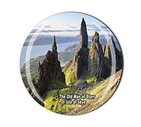 The Old Man of Storr Isle of Skye Scotland UK Fridge Magnet Tourist Souvenir Gift Collection Refrigerator Crystal Magnetic Sticker