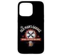 The Old Man’s Garage Repairs Cold Beer Bad Advice Mechanic Case for iPhone 15 Pro Max