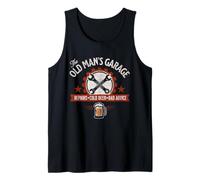 The Old Man’s Garage Repairs Cold Beer Bad Advice Mechanic Tank Top
